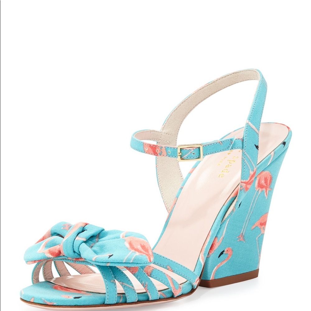 Kate Spade Indie Wedge Sandal Flamingo 6.5